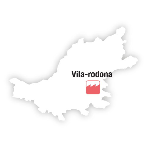 Mapa Vila-rodona